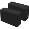 Jubepk Yoga Brick, Exercise Blocks, 9.06x5.91x2.95 Inches Squatting Stretching Meditation Slip-Resistant Workout Tools, Wedge Stretcher Balance Ideal for Hot, Yoga, Gym, Home Sports