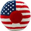Generisch Sacco patriottico per adulti | Sacco di sabbia traspirante con motivo a righe a stelle - 250° Beanbag Sacco da calcio | Per allenamento, giochi di gruppo, sport all'aria aperta, principianti
