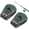 Generic Clip per canna da pesca, 2 livelli regolabili antiscivolo | Clip On Raft Rod Holder,per pescatore Dock Kayak Canoa Fiume Stagno Lago