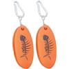 Generic Galleggiante per chiavi della barca, costruzione leggera in schiuma, 10 x 4 x 2,2 cm, portachiavi in schiuma, impermeabile, funzione di visibilità luminosa, per lago, spiaggia, barca, pesca, attività