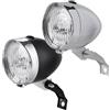 Generico Luce Frontale Per Bici - Lampada Frontale Vintage A 3 LED Luminosa Impermeabile, Anteriori Classiche Per Bicicletta Retrò Con, Lampada Di Sicurezza Per Guida Notturna - Per Uomo Donna Bamb