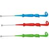 QUILSTM Strumento di rimozione dell'amo con colore casuale, slamatore, estrattore, accessori per la rimozione dell'amo da pesca, facile da trasportare, durevole e affidabile, 1 pz, 14.8x1.5 cm