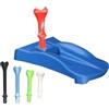 Generic Base per tappeto erboso da golf, supporto per tee per allenamento all'altalena, 8,9 x 6,1 cm, base in polipropilene, stabilizzatore per colpire i golfisti, per adulti, attrezzatura da gioco per