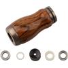 Zeroupshop Manopola per manico da pesca per mulinelli Daiwa e Spinner con cuscinetti da 7 x 4 x 2,5 mm, kit di pezzi di ricambio fai da te in plastica e legno (canna metallica Brasile)