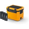 Dometic Recon Hardside Small - Set frigorifero da 16 l, con 2 blocchi di ghiaccio piccoli da 0,4 kg, per auto, campeggio e gite di un giorno, Silt