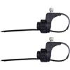 Generico per Morsetto Bici, Clip per Montaggio parafango Bicicletta, Supporto per Anello Ciclismo, Morsetto Protezione parafango Anteriore Posteriore, Kit Parti di Riparazione