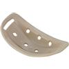 Generic Sottogola rigida in silicone, stile vintage, supporto per il mento, resistente agli urti, supporto di sicurezza per gli appassionati di equitazione