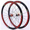 CFDZCP Set Di Ruote For Bici Da Corsa 700C, Cerchio For Bici Da Corsa In Lega Di Alluminio A Doppia Parete Da 40/50 Mm, Ruote For Bicicletta Super Leggere, Freno C/V, Ruota For Bicicletta A 7, 8, 9, 10, 11 V