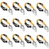 TEHAUX 12 Borse Rete in Nailon Resistente all Usura per Palloni da Calcio e Basket Grande Spazio Interno per Attrezzatura Sportiva Outdoor