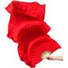 SDIUAKBV Ventagli di Danza Ventre 1Pc Pratica Lunga Imitazione Seta Puntelli Danza Ballerino 120/150/180 cm Lunghezza Ventaglio di del Ventre per la Performance(1.8m)