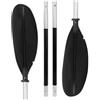 Generico paddle board paddle, Pagaia da surf a doppia testa regolabile a 4 sezioni in lega di alluminio galleggiante for sport acquatici all'aperto,For water sports(WHITE)