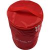 KiBcsLic Borsa Porta Palline -Pong Portatile in Tessuto Oxford Resistente con Maniglia a Cerniera, Adatta per Allenamento E Insegnamento, Nero