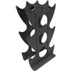 Generico Rack Di Stoccaggio For Manubri A 3 Livelli, Supporto Portatile Portatile, Torre For Manubri In Acciaio Al Carbonio Salvaspazio, Capacità Di Peso Di 50 Kg For L'organizzazione