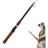 Generico Canna da pesca alla trota, canna da pesca pieghevole | Canne da baitcasting | Canne da viaggio con risposta sensibile Pesca, Canna da pieghevole, Impugnatura comoda per fiumi, laghi