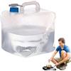 Generic Borraccia Portatile per Acqua Contenitore Pieghevole da 10 Litri