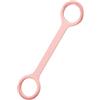 Generico Figura 8 Fascia di resistenza con maniglie Anello per esercizi in silicone da 15 libbre | Attrezzatura per lo stretching di Yoga Pilates per allenamenti per la delle spalle, delle braccia e