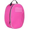 QuivyLivy Custodia per maschera da recinzione, 1600D Oxford, custodia per il trasporto di casco, con manico, impermeabile, per attrezzi da recinzione, guanti e accessori, protezione (rosa)