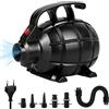 LYPPUL Pompa Ad Aria Elettrica 600W, Gonfiatore Elettrico Portatile, Pompa Per Materasso Gonfiabile Con 5 Ugelli, Pompa Elettrica Per Piscina, Anello Di Nuoto, Giocattoli, Barche, Sup Board Ecc