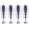 ECMQS Swimbaits - Esca galleggiante morbida e flessibile, 60 mm/100 mm, simulazione di esche da pesca artificiali