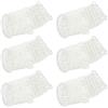 Changor Borsa in Rete per Tavolo da Biliardo 6 Pezzi di Ricambio per Tasca da Biliardo in Nylon Resistente per e Cinese Bianco