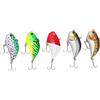 Arythia Popper pesca Swimbait, esche da pesca artificiali con ami in acciaio inox, esche d'acqua dolce 3D per spigolo e mare, 5 pezzi
