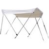 Sharplace Bimini Tenda Parasole Copertura Canopy Ombrellone Riparo Realizzato in Tessuto Oxford con Rivestimento Argentato E in Alluminio Adatto per