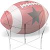 Generico Supporto per Pallina da Tennis in Acrilico, Supporto per Pallone da Calcio in Acrilico - Porta Calcio Trasparente | Supporto per Palla da Bowling per per Pallone da des