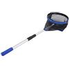 AMONIDA Raccoglitore per Rete per Raccolta Palline da Pong di Grande capacità con Manico Regolabile per Giocatori, Blu, Rete in Alluminio + Nylon, 1 Pezzo
