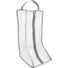 TOGEVAL Borsa Portascarpe da Viaggio in Lino Cotone Beige, Grande Capacità, Facile da Pulire e Portatile, per Viaggi e Uso Domestico