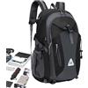 Generic Zaino da campeggio - Zaino da trekking per esterni 50 x 31 x 23 cm, zaino da viaggio leggero 400 g | di organizzazione di stoccaggio con capacità Distribuzione efficiente del carico Comfort