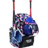 Genérico Da baseball e softball, confezione di attrezzature sportive, 54 x 36 x 23 cm, cinghie regolabili in tessuto Oxford, portaoggetti leggero, organizer con scomparti per scarpe, gancio