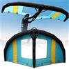 Generic Vela gonfiabile per windsurf con finestra, ala portatile per aliscafi, attrezzatura per kitesurf per sport acquatici e sulla neve