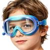 Générique Occhialini da nuoto per bambini | Antiappannamento visione ampia con tappi per le orecchie | Occhialini nuoto ragazza con cinturino regolabile | per 3-14 anni all'aperto estate fiume lago
