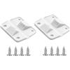 FRTmvg Cerniere di ricambio per Coleman - 2 cerniere in plastica + 8 viti in acciaio inox - Adatto per 5226, 5235, 5240, 5255, 6200, 6286 e altri - Kit di cerniere a scatto durevoli