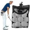 Generic Borsa piccola per palline da golf, leggera, in rete di nylon, dispositivo sportivo con struttura robusta, accessorio organizer di alta qualità, soluzione affidabile per riporre palline da tennis per