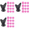 Vjsujehgy 36 Pezzi Tacchetti per Scarpe da Calcio Tacchetti per Scarpe da Calcio M5 Vite Filettata 7mm 10mm Borchie di Ricambio Antiscivolo Rosa