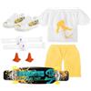 Generico Set Mini Scooter per Dita | Punta delle Dita Movimento Giocattoli Giochi Scooter Skateboard | Regali di Compleanno per Bambini Giochi da Tavolo
