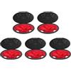 Vjsujehgy 5X Coperchio Marino Piastra di Coperta Estraibile Piastra di Coperta con Foro Kit Boccaporto con Accessori per Kayak per Barche da Pesca per Kayak
