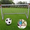 HUSHUI Set di Reti per Porte da Calcio per Bambini, per Interni Ed Esterni, con Pompa, per il Divertimento Sportivo dei Bambini Nelle attività in Cortile e in Giardino (106 cm)