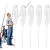 Generic Galleggianti Da Pesca - Attrezzature da Pesca Acrilico Trasparente Portatile | Galleggianti e Boe - per Bar Pesce gatto Acqua Salata e Dolce Riva Ponte Fiume Ruscello Stagno Lago Padre