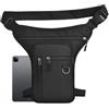 Generic Borsa da moto | Borsa a goccia per hip pack | e forniture da ciclismo per portafoglio, guanti per telefono cellulare, portachiavi impermeabile, Nero , Refer to description, Unisex