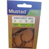 Mustad Ami circolari in nichel nero con anello e punta UltraPoint Mustad Demon Circle Ringed 39951NP-BN 10/0 | Blister da 3 unità | Pesca in mare, surfcasting, barca e grandi pesci