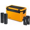 Dometic Recon - Set frigorifero da 69 l, frigorifero passivo con 4 blocchi di ghiaccio Recon (2 x medio + 2 x grande), robusto contenitore termico per campeggio, viaggi e attività all'aperto, Glow