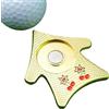 Gungtj Segnalibro Pallina da Golf, Pennarello Compatto Allineamento, Strumento Multifunzione di Riparazione Marche di Golf, per Pratica Torneo All'aperto Giocatori Uomini Donne Sport