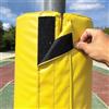 Generic Imbottitura di sicurezza per palo rotondo in metallo, cuscino protettivo per canestro da basket, per garage, palestra, cantina