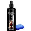 Generico Kit spray per la pulizia delle palle da bowling - Soluzione lucidante da 100 ml, set per la cura degli asciugamani in fibra | Dispositivo per la rimozione dei residui di macchie di olio, detergente pe