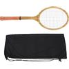 Halearo Racchetta da Tennis in Legno, Decorazione Vintage, Collezione retrò, per Esposizione in Casa e in Ufficio, in Legno di Pino, 1 Pezzo