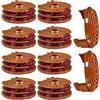texasrun WA0007/50022833 Bobina di filo per decespugliatore, 2 x 4,6 m, 0,065 pollici (bobina da 8 linee+2 tappi)
