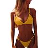 CheChury Sexy Costume da Bagno Bikini Donna Push-up Reggiseno Imbottito Spiaggia Bikini Set Beachwear Due Pezzi Mare e Piscina Tankini Sportivi Brasiliano