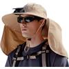 Generico Cappello con Ventilatore Solare - Ricaricabile Via USB, Cappello Raffreddato ad Alimentazione Solare, da con Ventola | per Campeggio pendolari Trekking Outdoor Estate Viaggi Vacanze